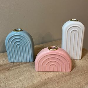 Target. Trio of Arch Vases.